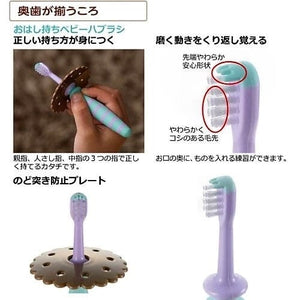 Richell - T.L.I Try Chopstick Baby Toothbrush (2 Pieces) Baby Toothbrush 4945680201117 CherryAffairs