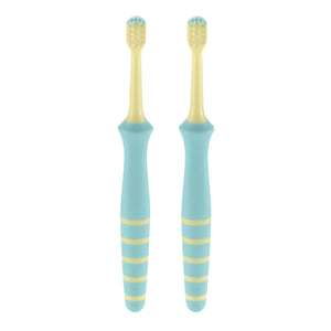 Richell - T.L.I Try Good Evening Tooth Mama Baby Toothbrush For Back Teeth (2 Pieces) Baby Toothbrush 4945680201148 CherryAffairs