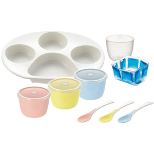 Richell - T.L.I Try Series Baby Food Starter Tableware Set Baby Utensils Set 4945680200004 CherryAffairs