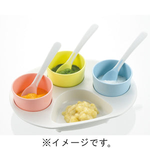 Richell - T.L.I Try Series Baby Food Starter Tableware Set Baby Utensils Set 4945680200004 CherryAffairs