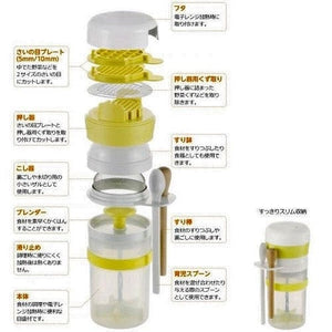 Richell - Time Saver Easy Weaning Baby Food Maker Processor Cooking Set Baby Food Processor 4973655442050 CherryAffairs