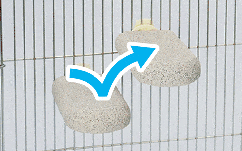 Sanko Shokai - J31 Nail Sharpening Stone Step for Small Animals (White) Pet Accessories 4976285193101 CherryAffairs