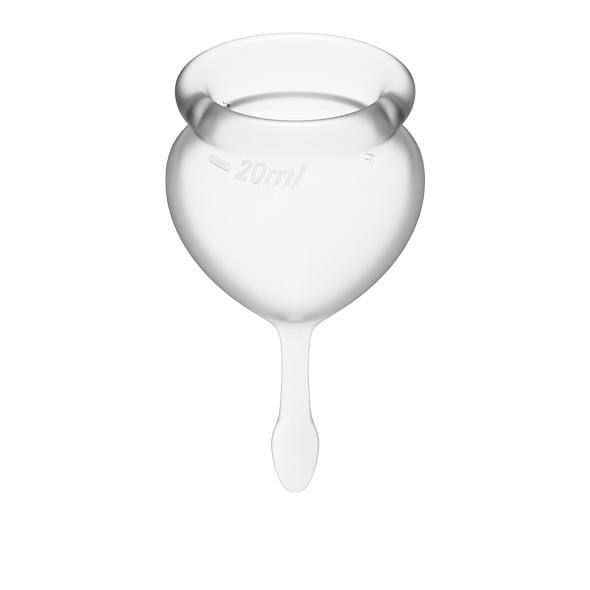 Satisfyer - Feel Good Menstrual Cup Set (Clear) | Zush.sg
