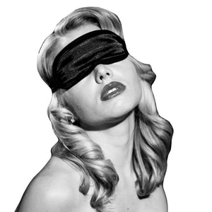 Sex and Mischief - Satin Blindfold (Black) - Zush.sg