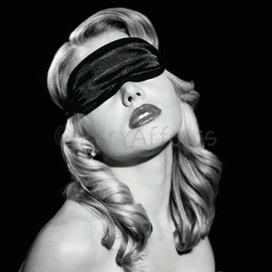 Sex and Mischief - Satin Blindfold (Grey) - Zush.sg