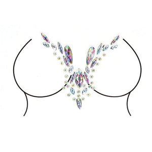 Shots - Le Desir Bliss Dazzling V Cleavage Bling Sticker Dressing Accessories O/S (Multi Colour) Clothing Accessories 625984135 CherryAffairs