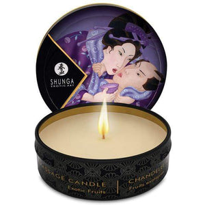 Shunga - Exotic Art Libido Mini Candlelight Massage Candle Exotic Fruits 1oz | Zush.sg
