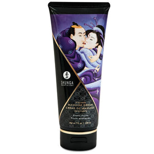 Shunga - Kissable Flavored Massage Cream 7 oz (Exotic Fruits) Massage Oil 697309041027 CherryAffairs