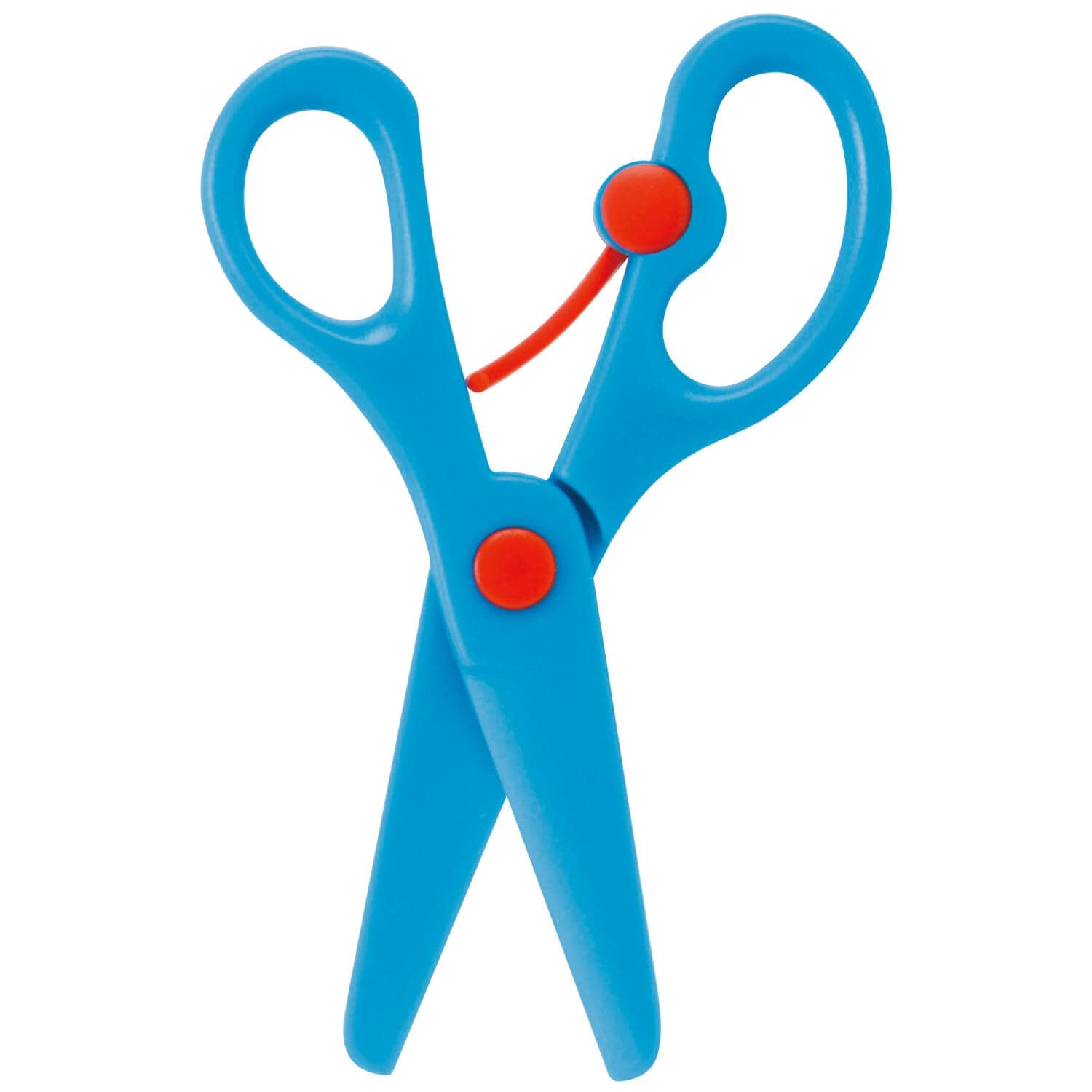 Silver Bird - Toddler Safety Scissors with Practice Sheet (Blue) Kids Stationary 4973107882014 CherryAffairs