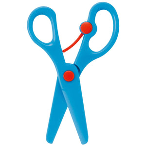 Silver Bird - Toddler Safety Scissors with Practice Sheet (Blue) Kids Stationary 4973107882014 CherryAffairs