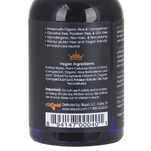 Sliquid - Buck Angel's T Lube Glycerine and Paraben Free Personal Lubricant 4.2 oz Lube (Water Based) 277779416 CherryAffairs