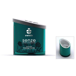 Swede - Senze Herbal Aphrodisiac Soothing Massage Candle Spearmint Rose Orange 150ml Massage Candle 277003061 CherryAffairs