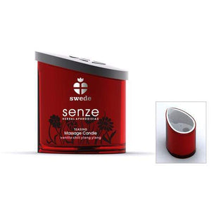 Swede - Senze Herbal Aphrodisiac Teasing Massage Candle Vanilla Chilli Ylang Ylang 150ml Massage Candle 277013614 CherryAffairs