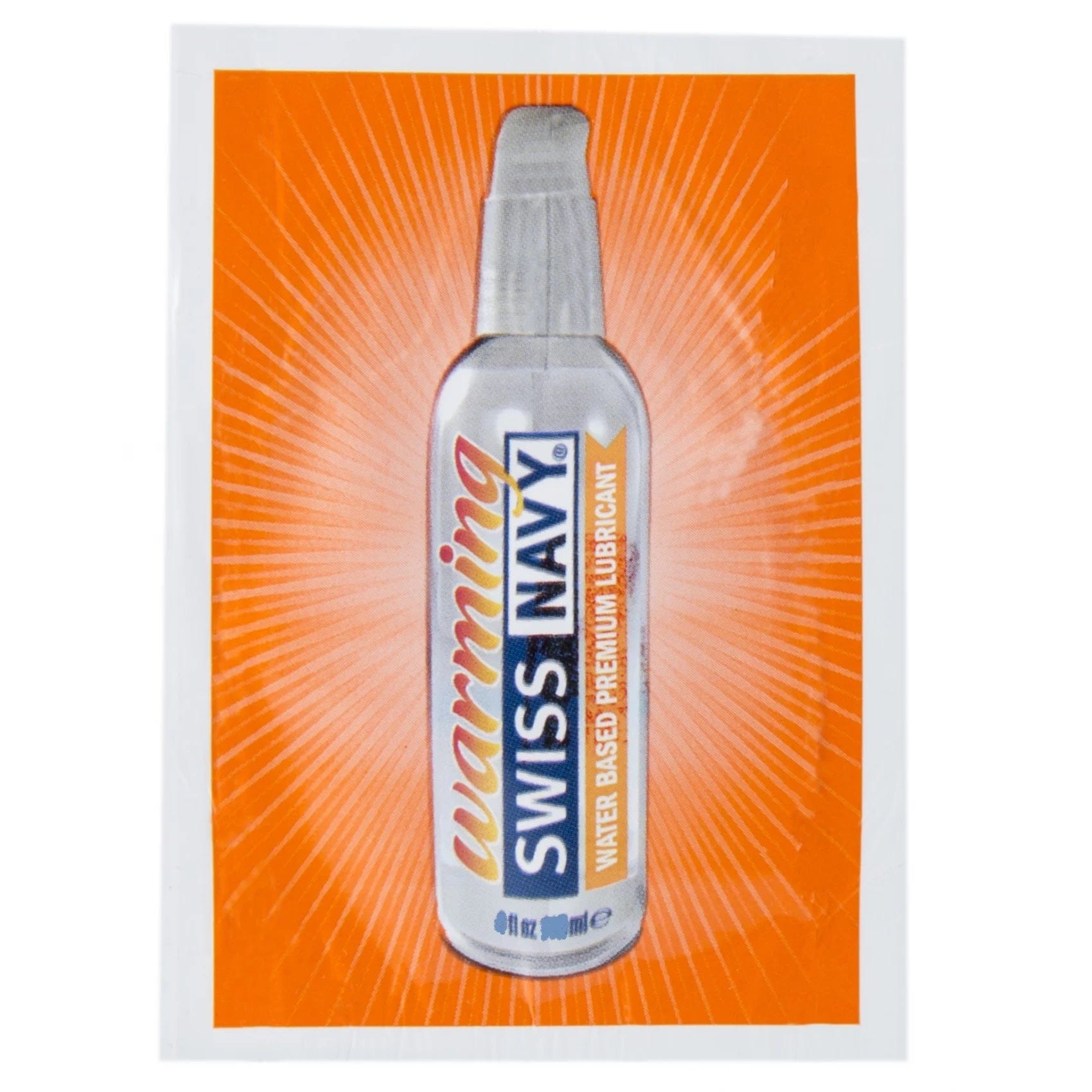 Swiss Navy - Warming  Water Based Premium Lubricant Sachet 5ml Warming Lube CherryAffairs