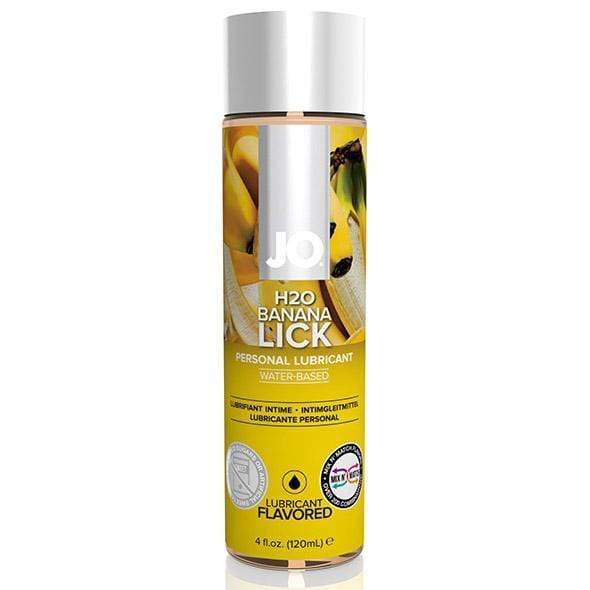 System JO - H2O Banana Lick Flavored Water Based Personal Lubricant 120ml | Zush.sg