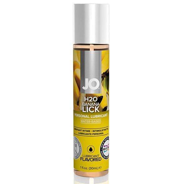 System JO - H2O Banana Lick Flavored Water Based Personal Lubricant 30ml | Zush.sg