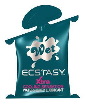 Wet - Ecstasy Xtra Cooling Sensation Water Based Lubricant 10ml (Green) | Zush.sg