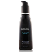 Wicked - Aqua Waterbased Lubricant 4 oz (Lube) | Zush.sg