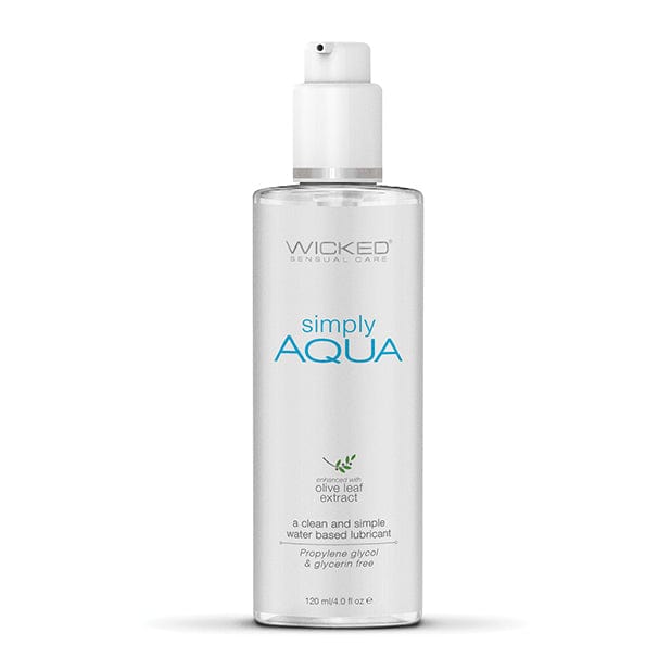 Wicked - Sensual Care Simply Aqua Water Based Lubricant 4 oz | CherryAffairs - Zush.sg Wicked - Sensual Care Simply Aqua Water Based Lubricant 4 oz | CherryAffairs - Zush.sg