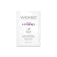 Wicked - Simply Hybrid Lubricant Sachet 3ml Lube (Silicone Based) 713079912005 CherryAffairs