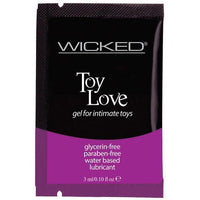 Wicked - Toy Love Water Based Lubricant 3 ml (Lube) | Zush.sg