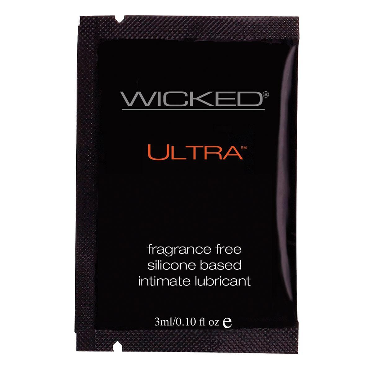Wicked - Ultra Silicone Lubricant Sachet 3ml Lube (Silicone Based) 713079905007 CherryAffairs